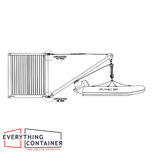 Horizontal Twist Lock with Adapter plate Technical Application Image
